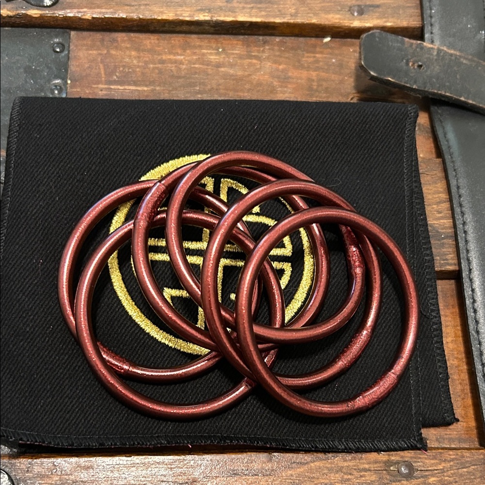 BudhaGirl Merlot bangles, size medium